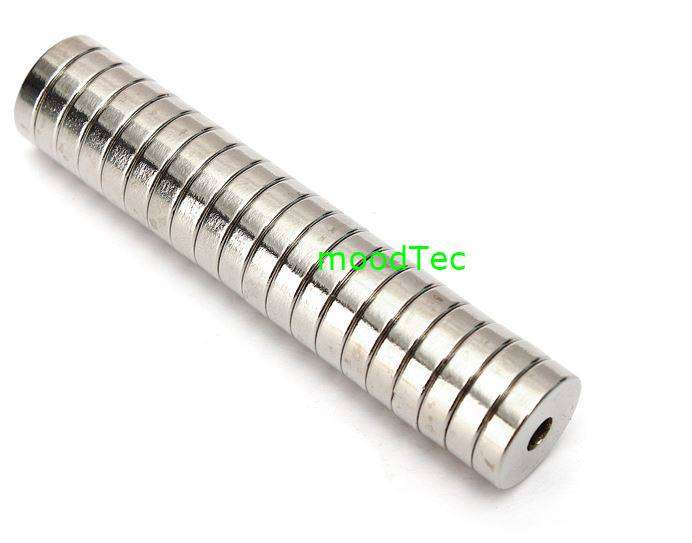 20pcs N50 15x4mm Strong Round Neodymium Magnets Countersunk Ring 4mm Hole