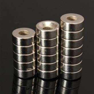 18pcs N52 Strong Round Magnets D12x5mm Rare Earth Neodymium Magnet with 4mm Hole