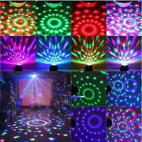 Sound Activated Mini LED Party Disco Club DJ Light Home Stage Light (In Stock)