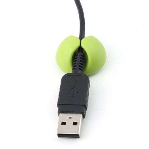 6 pcs Silicone Multipurpose Cable Wire Clips - Random (In Stock)