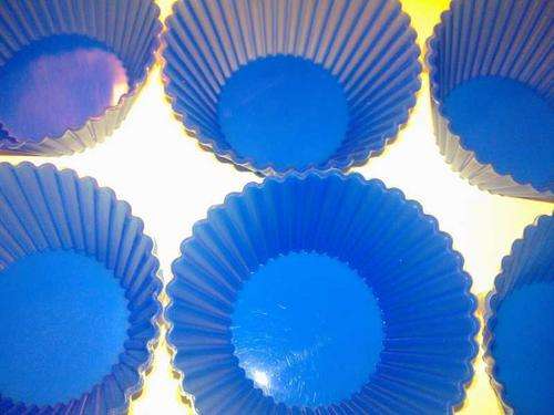 Silicone Bakeware Cake Cup Models (6 pcs Blue ) (In stock)