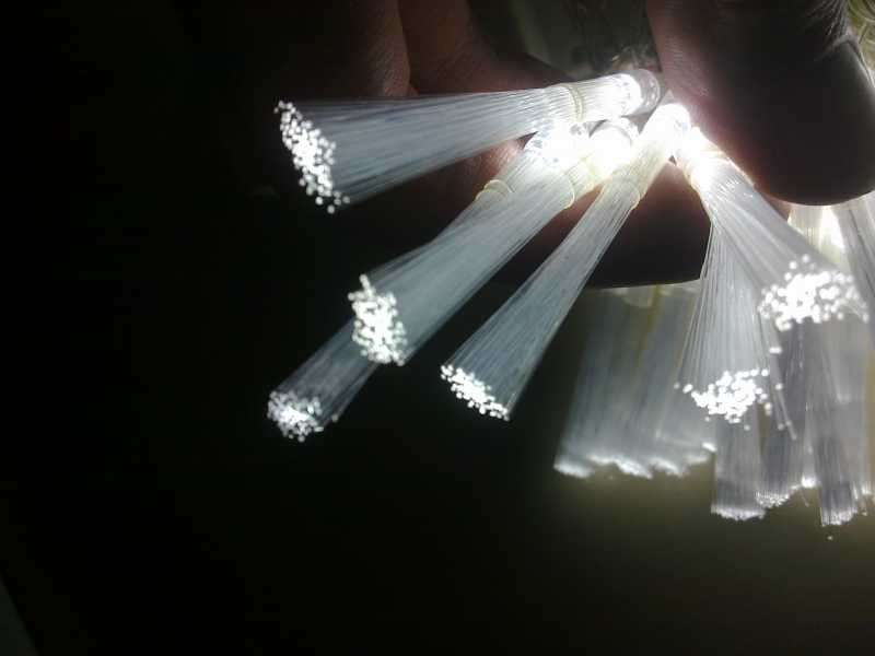100 LED Fiber Optic String / Fairy Lights ( 10M White )