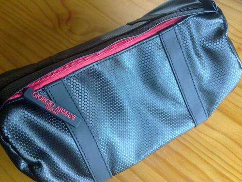 Stunning Giorgio Armani Parfum Toiletry Bag + assortment of mini fragrances