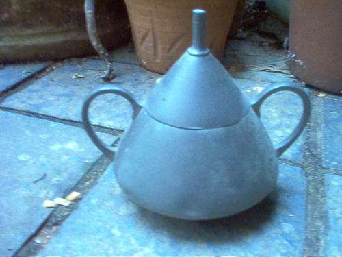 ART DECO STYLE SUGAR BOWL.