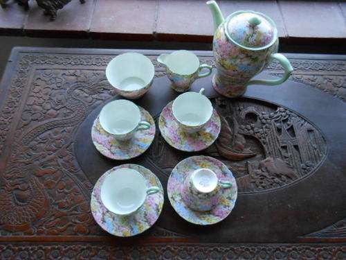SHELLEY TEASET "ROCK GARDEN".