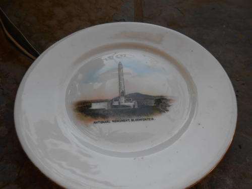 SHELLEY PLATE--NATIONAL MONUMENT BLOEMFONTEIN.