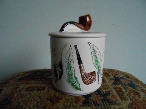DANISH TOBACCO JAR.
