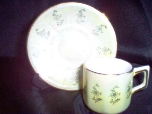 GERMAN MINI CUP AND SAUCER
