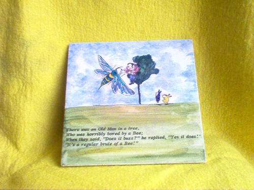 TILE MAN IN TREE