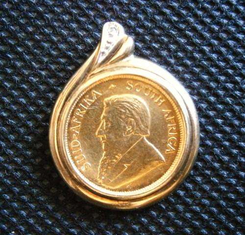 1994 Kruger Rand 1/10 Oz Pendant for Sale!