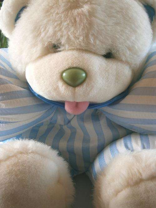 Bubbles the Bear.  Cute as a Button!