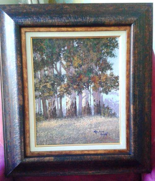 Stunning Malachi Smith Bluegum Tree Oil Painting.
