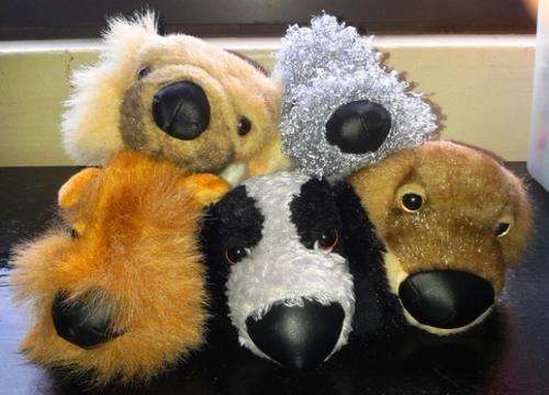 The Dog Big Head Artlist Collection.  5 Plush Toys - Accept no Copycats!
