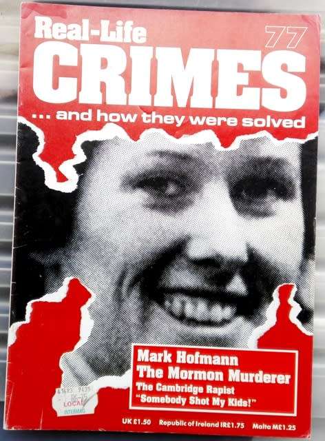 Real-Life Crimes...and how they were solved No 77.  The Mormon Murderer.