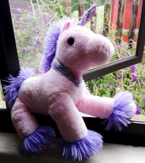 Amara the Gorgeous Pink Unicorn Horse.  Floppy, Extra Soft Toy!