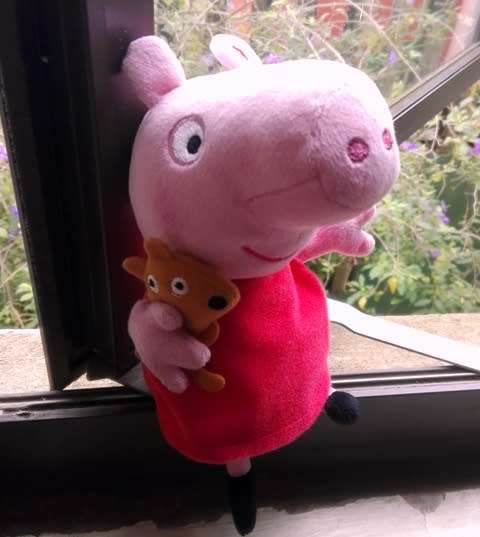 Original TY Beanies. Peppa the Pig.