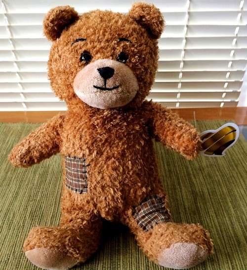 Max the Cute Migros Bear!  Plush soft toy.