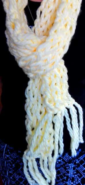 Long, warm earthy scarf!   Super soft!