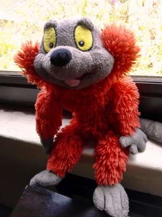 Rare Jamadu Monkey Coop. Cute Orange Orangutan Monkey large soft toy!  30cm.