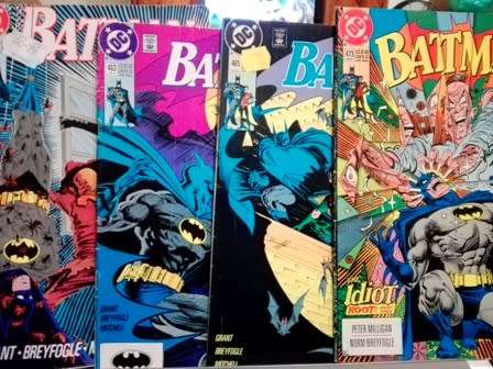 4 x Batman DC Comic Books - No's 457, 463, 465, 473.