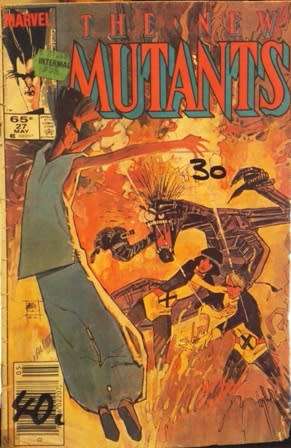 Marvel Comic.  The New Mutants.  27 May 1985.  No 02207.  Vol 1.  Into the Abyss.