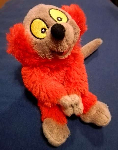 Rare Jamadu Monkey Coop Fridge magnet soft toy! 15cm.