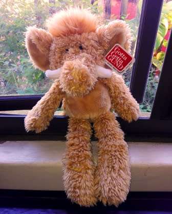 Gund Tuskin Mammoth!  Cute and Cuddly Companion!  Item 320459.