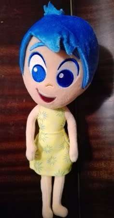 Disney's Pixar "Inside Out Movie" Joy Plush Soft Toy!  28cm Tall.
