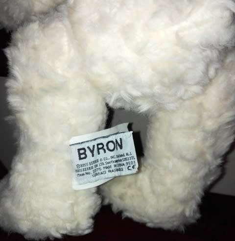 Russ Berrie - Byron Bear!  A Beautiful Jointed bear.  Bears from the Past!  Item no 3375.