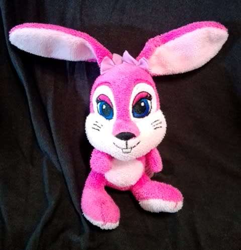 Pink Migros Easter Baby Bunny - Frey small, soft toy! 19cm.