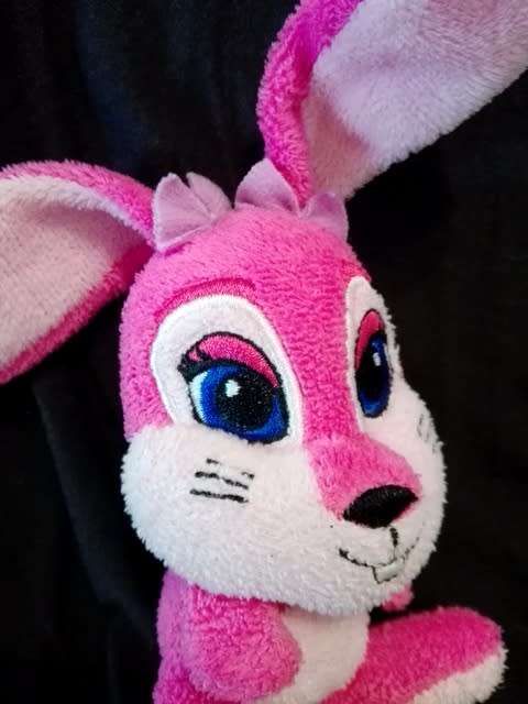 Pink Migros Easter Baby Bunny - Frey small, soft toy! 19cm.