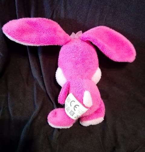 Pink Migros Easter Baby Bunny - Frey small, soft toy! 19cm.