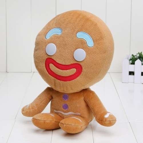 Shrek Big Headz - Gingy Gingerbread Man Plush Soft Toy!
