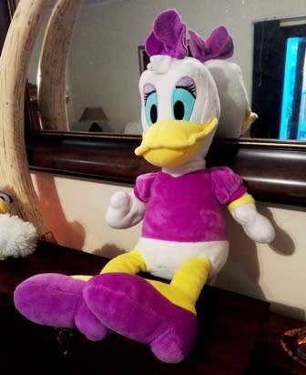 Disney's Daisy Duck Plush Soft Toy!  40cm Tall.