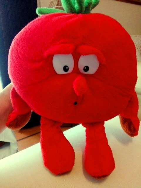 The Goodness Gang SuperFoodz.  Toby Tomato the Plush Soft Toy.