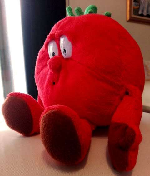 The Goodness Gang SuperFoodz.  Toby Tomato the Plush Soft Toy.