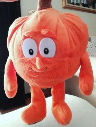 The Goodness Gang SuperFoodz.  Paulie the Pumpkin.  Plush Soft Toy.
