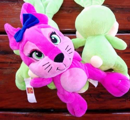 Pink Bunny for a lovely little Girl! Migros Frey plush toy. 35cm.