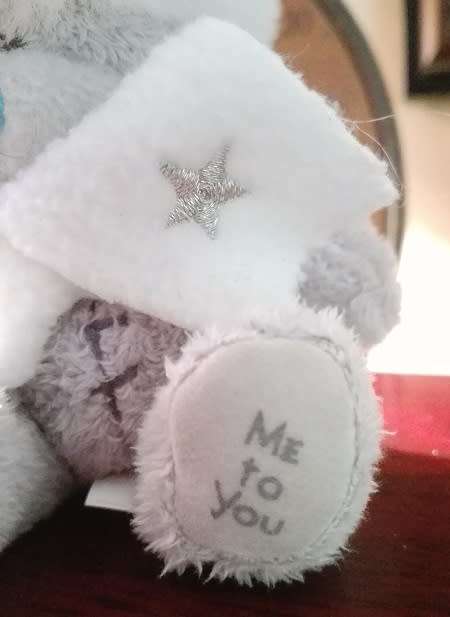 Xmas Tatty Teddy!   "Me to You"  Small, cute soft toy!  10cm.