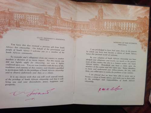 `At Thy Call...` Booklet issued to immigrants for citizenship 1960`s & 1970`s.