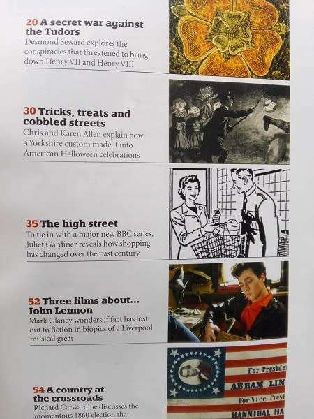 Rare BBC History Magazine Vol 11. No 11. The Secret War against the Tudors.