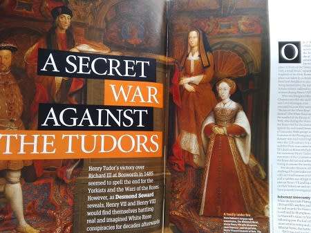 Rare BBC History Magazine Vol 11. No 11. The Secret War against the Tudors.