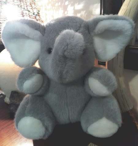 Bibi the Elephant.  Beautiful Plush Extra Soft Toy!  26cm.