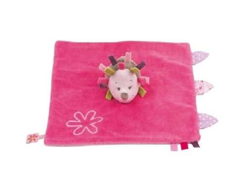 Doudou flat Hedgehog Nattau - Plush Baby Comfort/Toy Blanket.