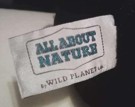 All about Nature - Wild Planet plush Black Cat soft toy.