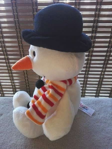 The Snowman.  Soft Plush Toy from Sunkid!  Beautiful!  35cm.  Cheap!