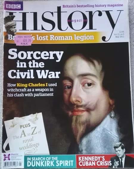 Rare BBC History Magazine Vol 12. No 5. Sorcery in the Civil War.