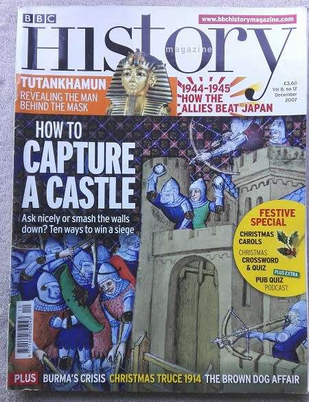 Rare BBC History Magazine Vol 8. No 12. Sorcery in the Civil War.