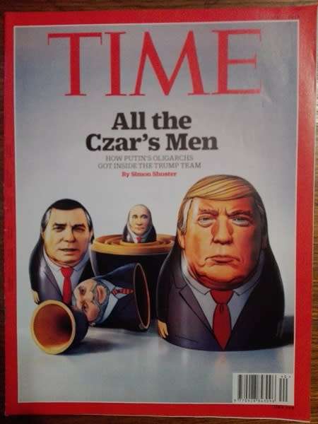 Time Magazine.  Oct 2018.  All the Czar`s Men.