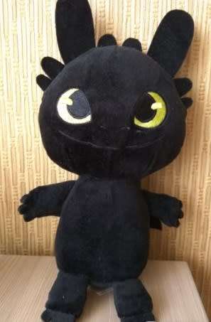 Little Dreamer "Night's Fury Hoarder" Toothless Dragon Soft Toy!